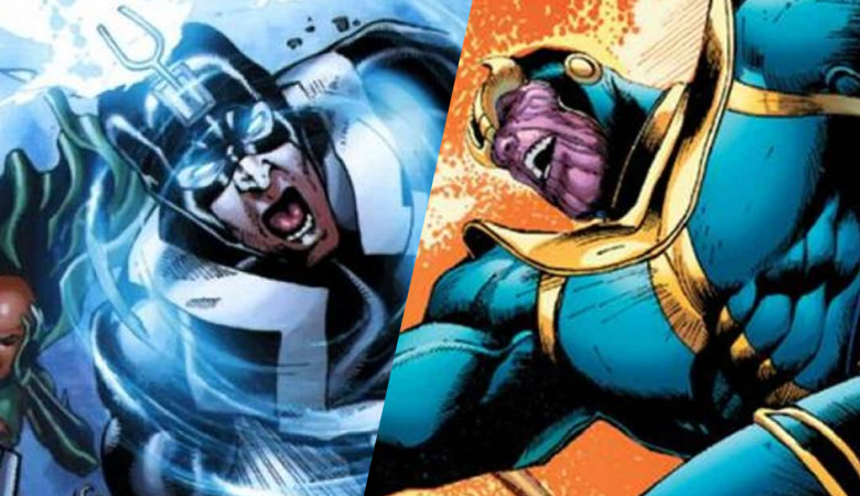 Thanos vs Black Bolt